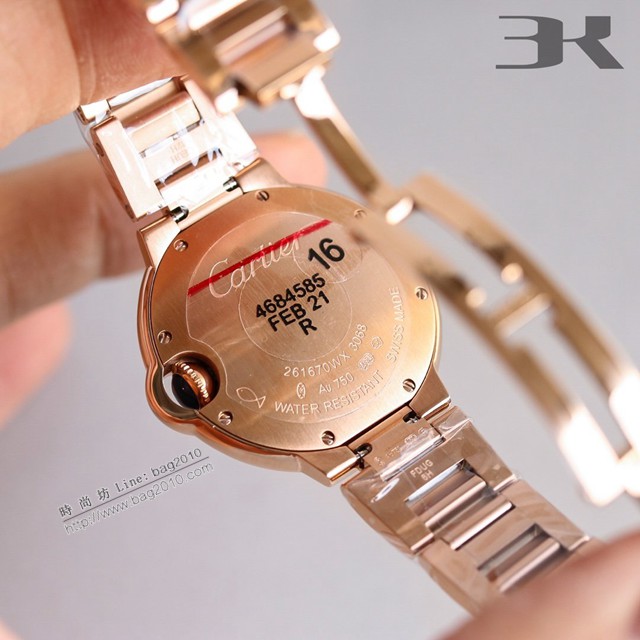 卡地亞專櫃爆款手錶 Cartier經典款藍氣球 卡地亞專櫃複刻女士腕表  gjs2223